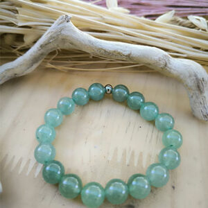 Bracelet en pierres naturelles - Aventurine - propriétés apaisantes