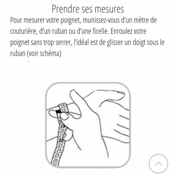 Comment prendre les mesure du bracelet